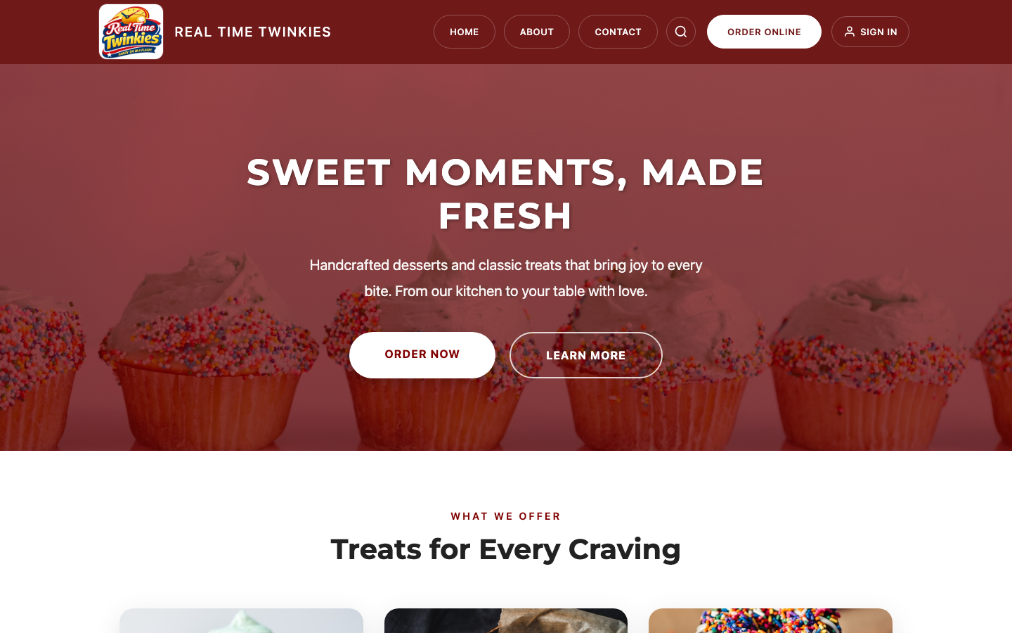 Bakery ordering demo